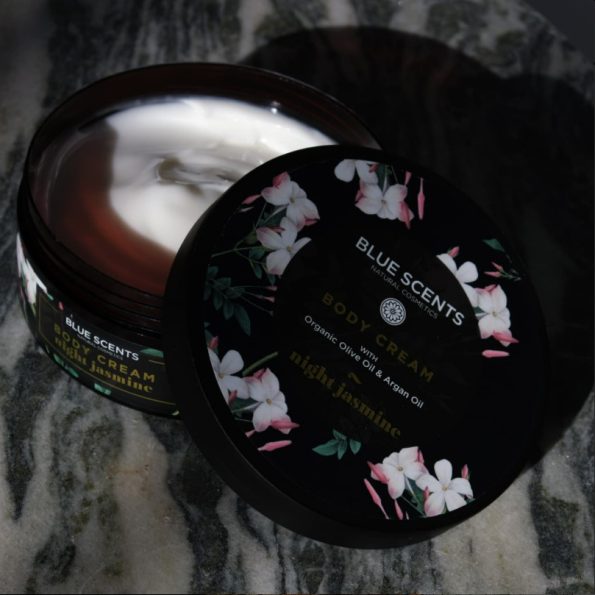 body cream blue scents